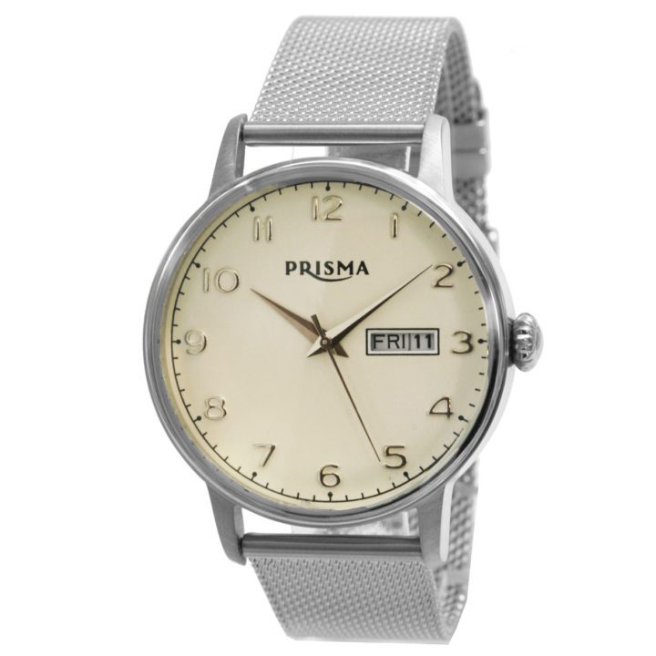 Prisma Herenhorloge P.2799 All stainless Zilverkleurig