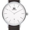 Danish Design Herenhorloge staal-leder IQ12Q1175