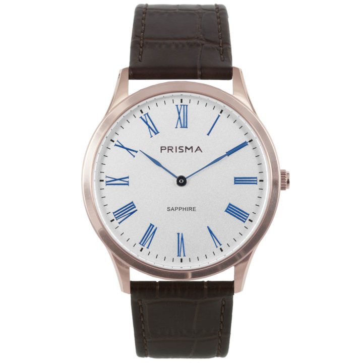 Prisma Herenhorloge rosé-goudkleurig Slimline P.1888