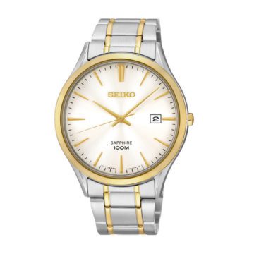 Seiko Herenhorloge Goud- en zilverkleurig, Saffierglas SGEG96P1