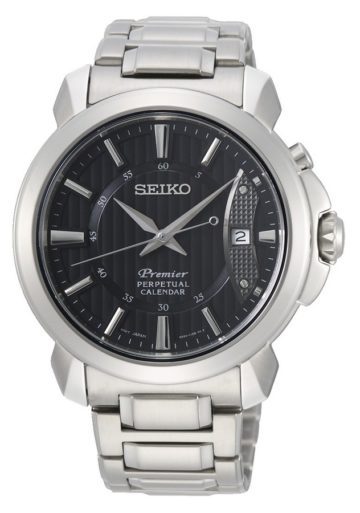 Seiko Premier herenhorloge Quartz Analoog 41,5 mm SNQ159P1