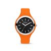 Colori Macaron 5 COL587 Horloge - Siliconen Band - Ø 44 mm - Oranje / Zwart