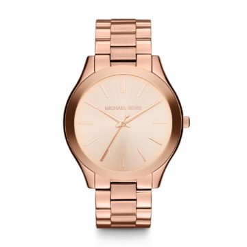 Michael Kors MK3197 Horloge Slim Runway rosékleurig 42 mm