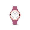 Colori Horloge Macaron staal/siliconen rosé-vintage roze 30 mm 5-COL512