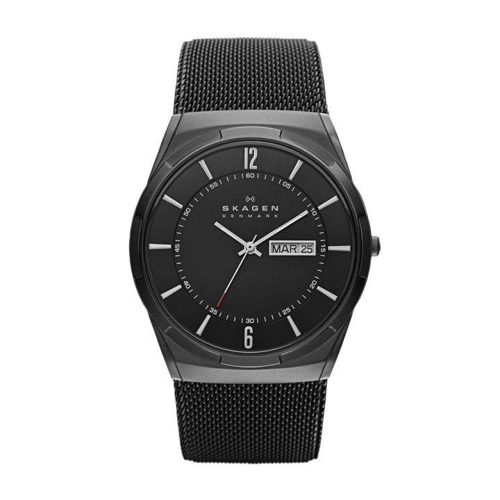 Skagen SKW6006 Horloge Melbye titanium zwart