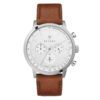 Renard Horloge RC402SS10VTA Grande Chrono silver-white-Veau tan