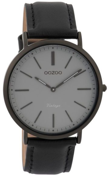 OOZOO Horloge Vintage zwart-zwart 40 mm C9319