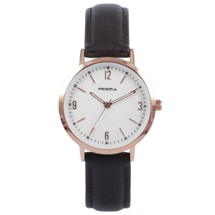 Prisma Dameshorloge rosé-goudkleurig Slimline P.1505