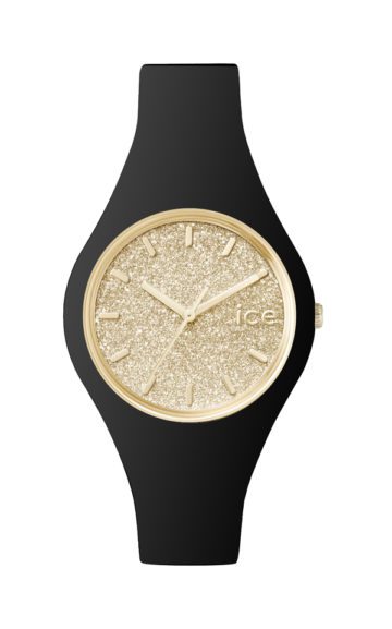 Ice-watch IW001348 Horloge Ice Glitter zwart 35,5 mm