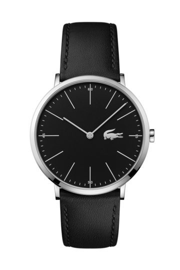 Lacoste LC2010873 Horloge MOON staal/leder zwart