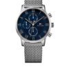 Tommy Hilfiger Horloge Kane staal zilverkleurig 44 mm TH1791398