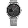 Tommy Hilfiger Horloge Damon staal zilverkleurig 44 mm TH1791415