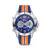 Colori Horloge Holland Sports staal/nylon oranje-blauw 48 mm 5-CLD133