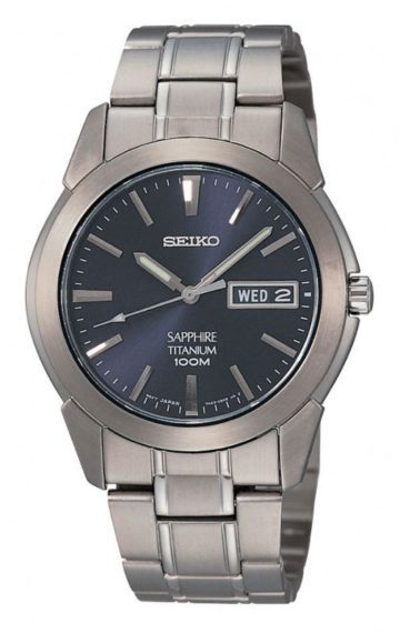 Seiko SGG729P1 titanium Saffierglas Herenhorloge