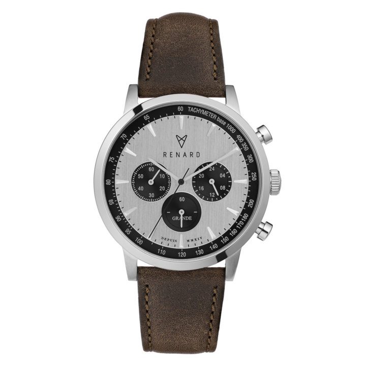 Renard Horloge RC402SS13OGR Grande Chrono silver-black-olive