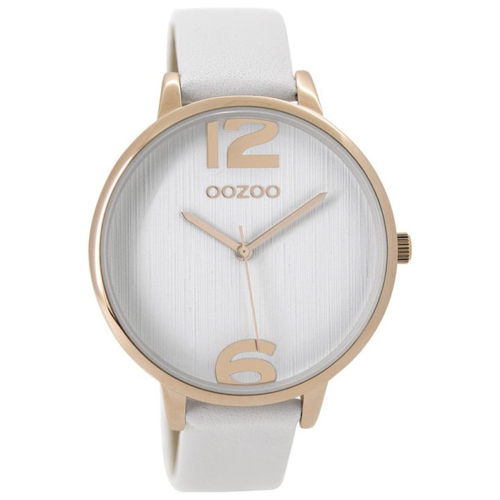 OOZOO C9531 Horloge Timepieces Collection rosekleurig-wit 42 mm