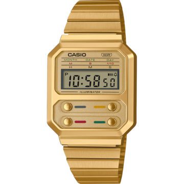 Casio Unisex horloge (A100WEG-9AER)