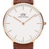 Daniel Wellington Horloge Classic St. Mawes rosé-cognac 36 mm DW00100035