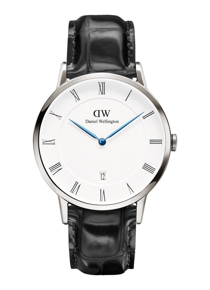 Daniel Wellington Horloge Dapper Reading silver-black 40 mm DW00100108