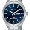 Pulsar PJ6099X1 Herenhorloge staal zilverkleurig-blauw 41 mm