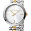 Esprit Horloge + Armband Bliss staal 30 mm goud-/zilverkleurig ES1L018M0065