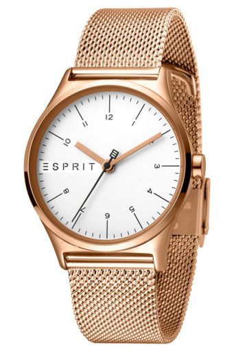 Esprit Horloge Essential staal 34 mm rosékleurig ES1L034M0085