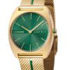 Esprit Horloge Spectrum staal 32 mm goudkleurig-groen ES1L035M0075