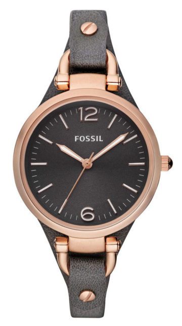 Fossil ES3077 Dameshorloge Georgia Rosékleurig-bruin