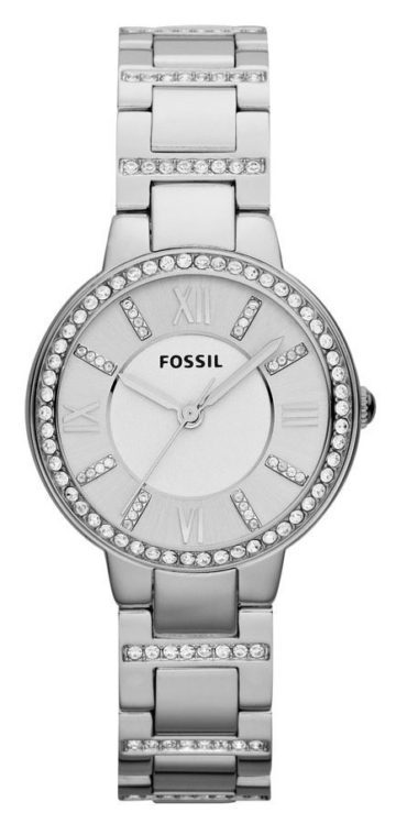 Fossil ES3282 Dameshorloge Virgina met zirkonia 30 mm