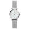 Fossil ES4432 Horloge Carlie staal zilverkleurig 28 mm