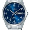 Pulsar PJ6061X1 Herenhorloge Blauwe wijzerplaat 38 mm