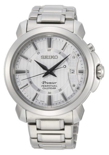 Seiko Premier herenhorloge Quartz Analoog 41,5 mm SNQ155P1