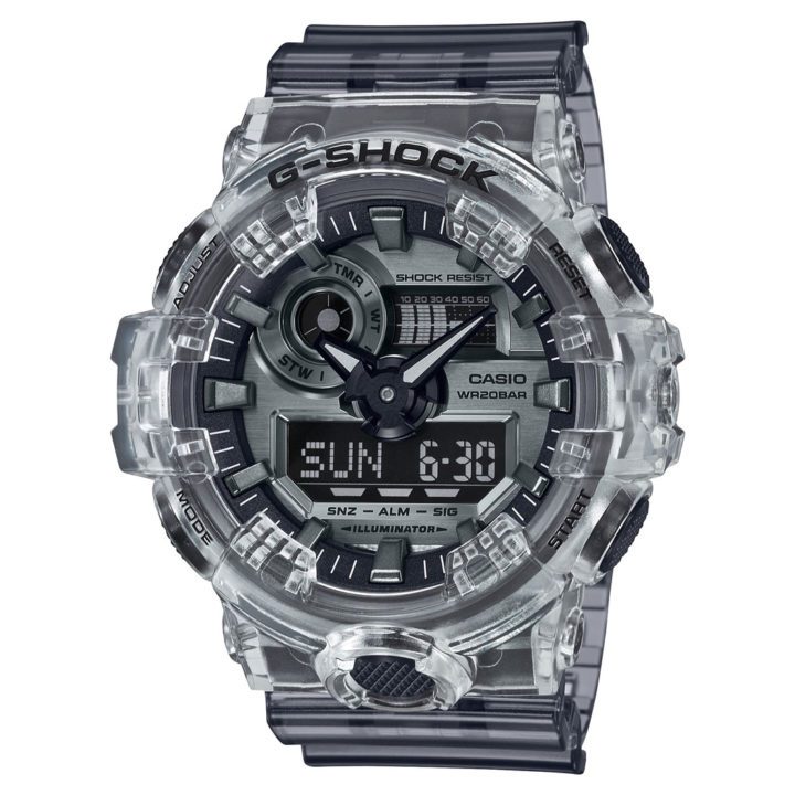 Casio G-Shock GA-700SK-1AER Horloge semi-transparant 53 mm