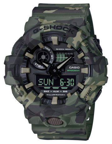 Casio G-Shock GA-700CM-3AER Analoog Digitaal Army