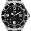 Ice-Watch horloge Ice Steel Black-Silver 40 mm IW016031