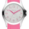 Garonne KQ36Q466 kinderhorloge 34 mm staal/rubber felroze-zilverkleurig