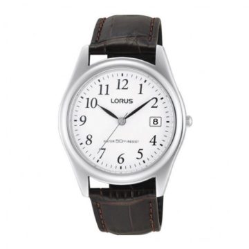 Lorus RS965BX9 Herenhorloge Staal-Leder