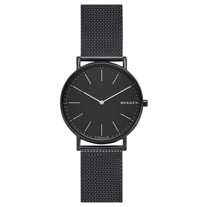 Skagen SKW6484 Horloge Signature titanium zwart 40 mm